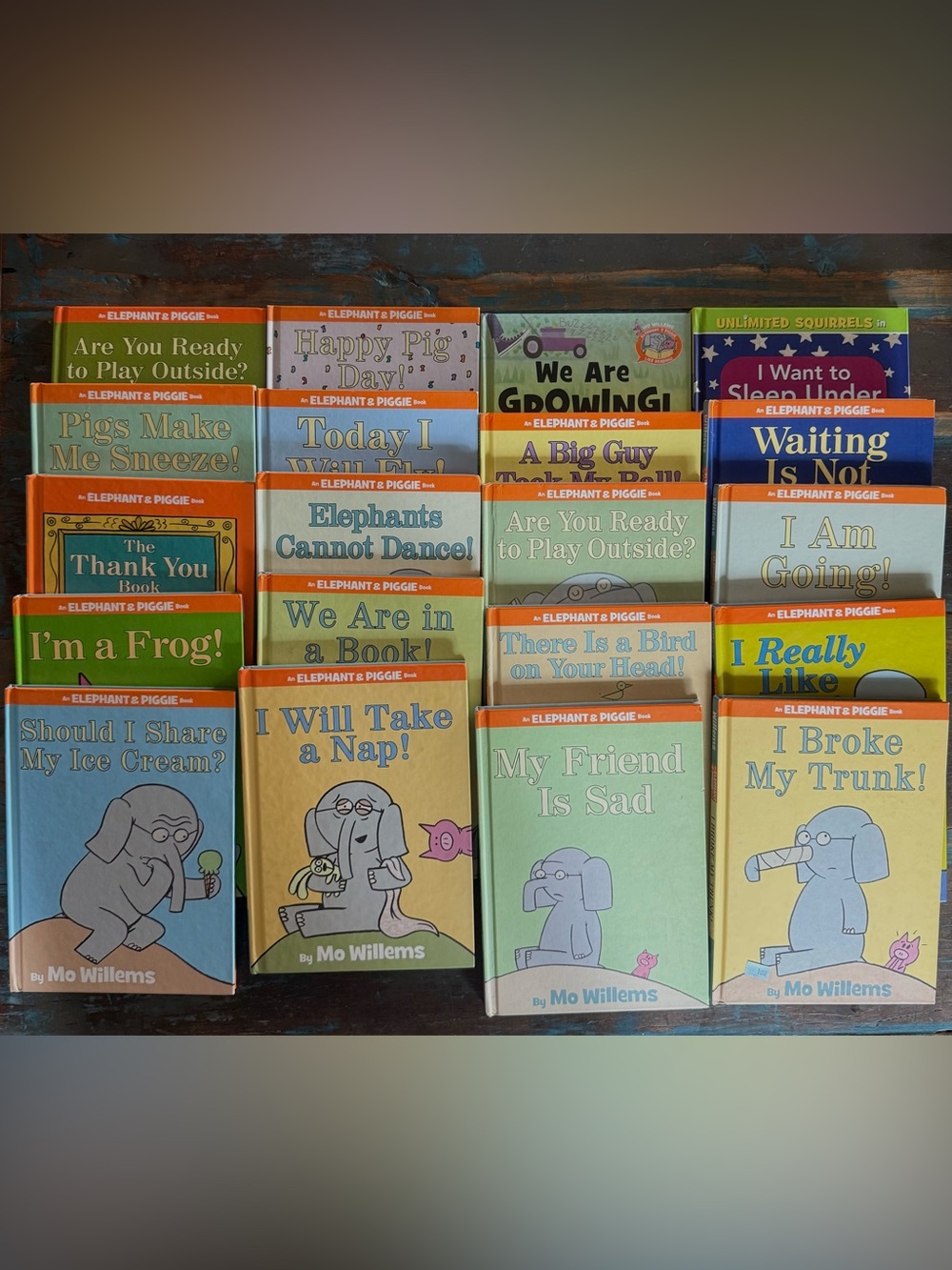 Lot of 20 Elephant & Piggie Books & Others All Hardcover By Mo Willems NICE